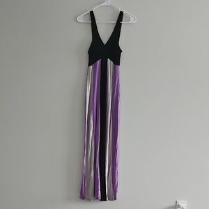 Black and Purple Women's Dress